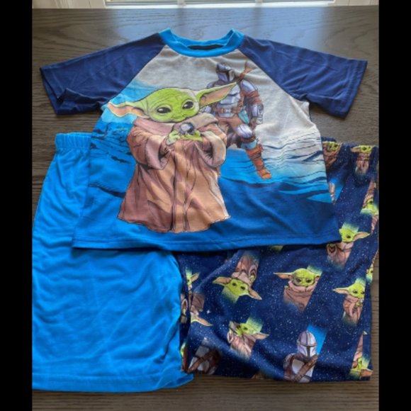 Star Wars Pajamas Star Wars Baby Yoda Grogu Disney 3piece Pajama